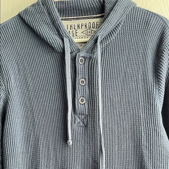 Weatherproof Vintage Thermal Men’s Hoodie  Size Small - Picture 5 of 10